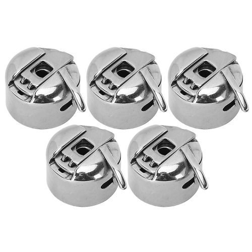 5PCs Bobine Case Machine à coudre légère Pièces Spart Vieux amp;#8209 ; Alliage domestique façonné