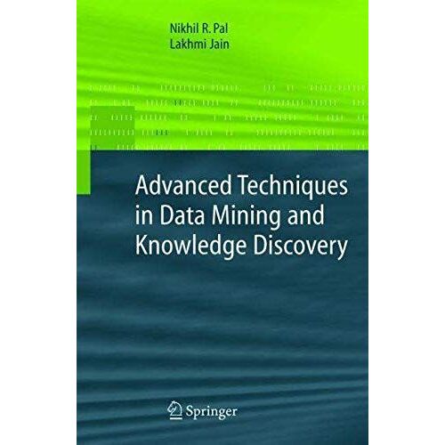 Advanced Techniques In Knowledge Discovery And Data Mining