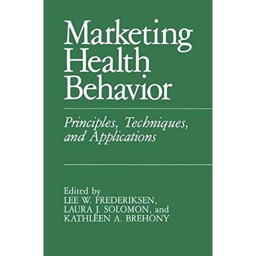 Marketing Health Behavior