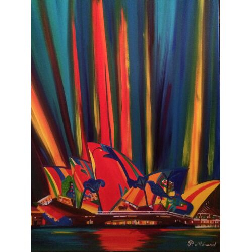 Tableau A L'huile Opéra De Sydney En Australie
