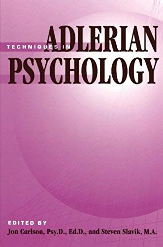 Techniques In Adlerian Psychology