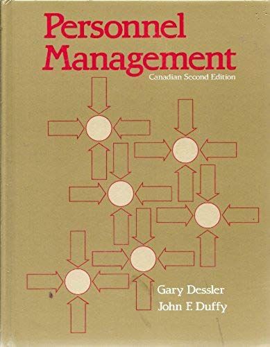 Personnel Management: Modern Concepts And Techniques