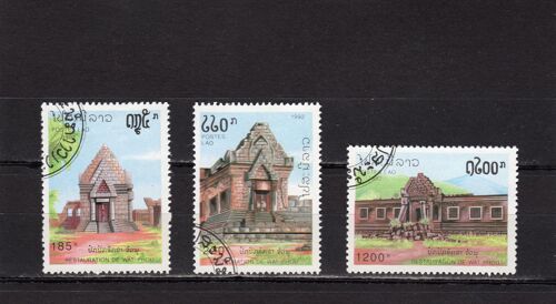 Timbres-Poste Du Laos (Restauration De Wat Phou)