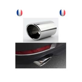 Embout Echappement Silencieux 7,6cm Chromée Sortie Simple Pour Golf Audi Skoda Bmw Mercedesvehicules Compatibles : Voir Descprition