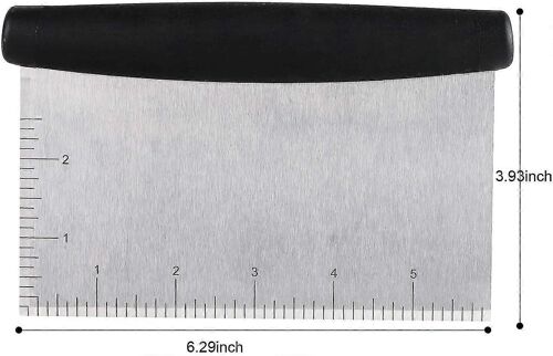 Grattoir À Pâte En Acier Inoxydable - Séparateur De Pâte - Hachoir À Pain - Gâteau - Coupe-Pizza