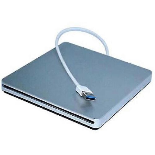 Lecteur externe Portable Slim Cd / Dvd-rw Burner avec Type C Plug amp; Play Superdrive pour ordinateur portable sous Windows 7/8/10 / Xp et Mac Os pour Apple Macboo