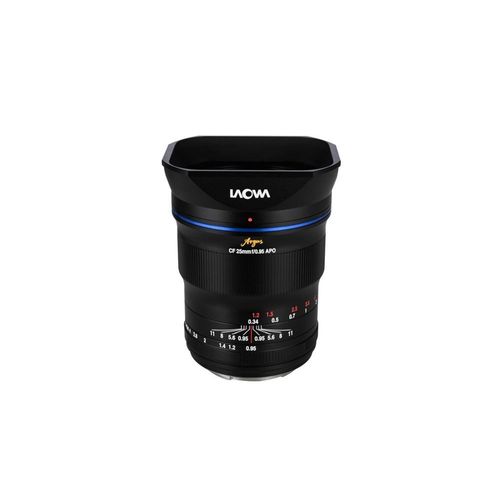 Objectif hybride Laowa Argus 25mm f/0.95 CF APO pour Fuji X Noir