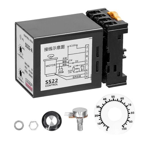 Ss22-a 6-250w Ac220v 3a 50 / 60hz Vitesse du moteur Vitesses Du régulateur Précis Dispositif de contrôle