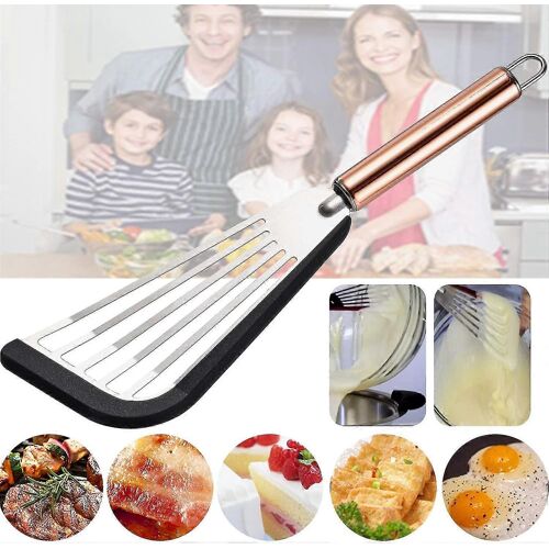 Spatule De Poisson Avec Plateau Antiadhésif En Silicone, Spatule De Poisson Résistante À La Chaleur