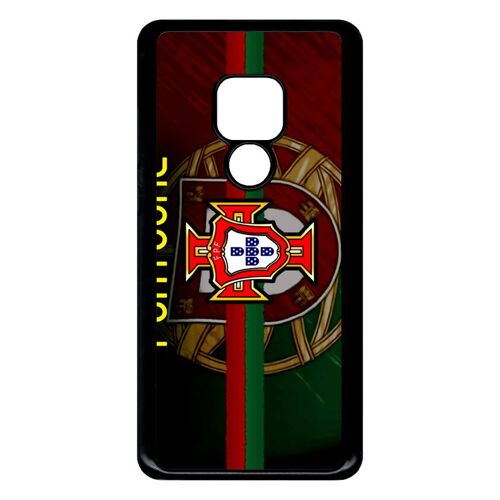 Coque pour huawei mate 20 - portugal design one - noir