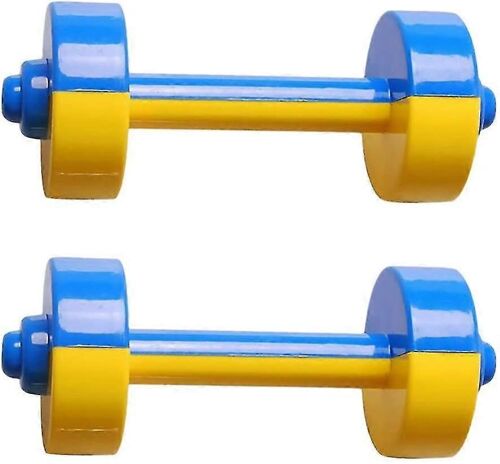 1 Paire Enfants Haltères Jouet Plastique Main Barbells Gym Matin Exercice Fitness Sport Jouet Pet Mâcher Jouet