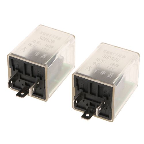Télécommande Électronique À 3 Broches De Voiture | 1 Paire, Réparation De Relais Flasher De 12v Pour Clignotant
