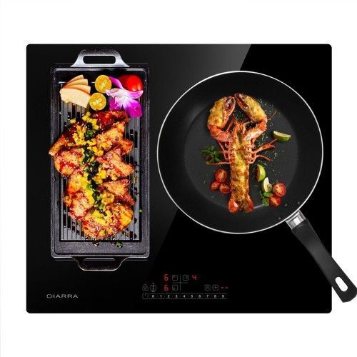 Plaque induction Ciarra CBBIH3BF-OW 3 foyers Flexizone