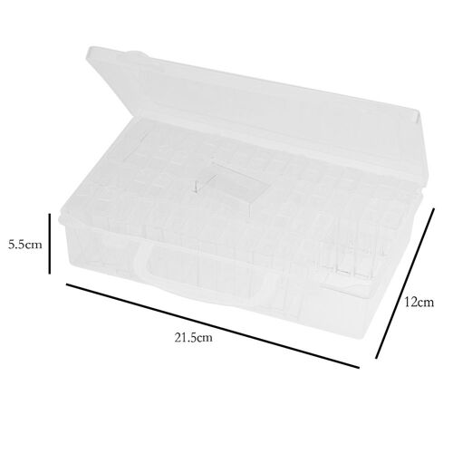 Boîte De Rangement Pour Peinture Diamant, 1 Bloc, Organisateur De Strass, Outils De Points De Croix