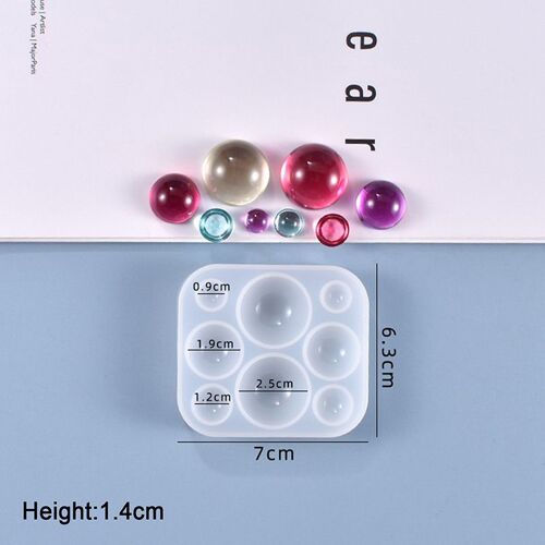 Moule En Silicone En Résine Époxy Uv, Joli Coeur, Perles, Cube, Triangle, Artisanat Pour Bijoux, Boucle D'oreille, Pendentif, Outil De Fabrication De Bijoux En Résine