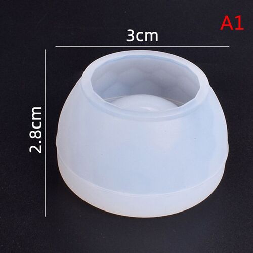 Bol Rond, Bol Rond, Tasse Ronde, Plats, Moule En Silicone, Cristal, Résine Époxy, 2 Tailles