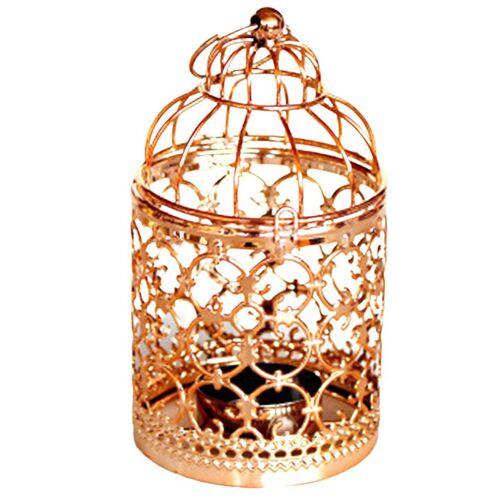 Bougeoir Cylindrique En Métal Creuxx, Chandelier En Fer Décoratif Pour Centres De Table De Mariage, Artisanat De Décoration