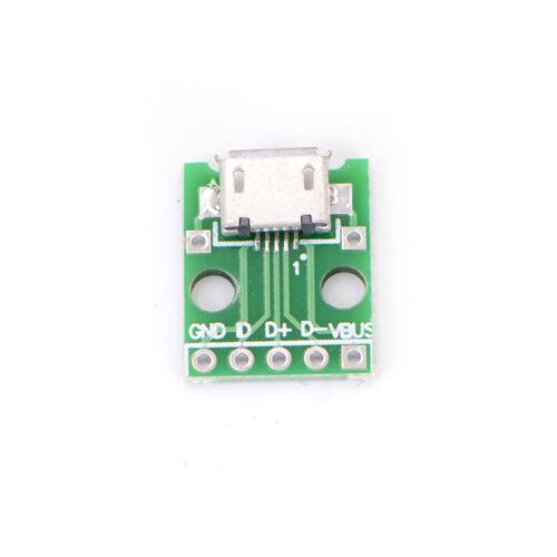 Convertisseur connecteur femelle MICRO USB | Connecteur femelle 5pin, adaptateur à tremper Type B convertisseur PCB de haute qualité 10 pièces/lot