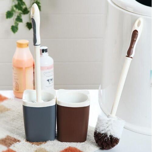 Ensemble de brosses de toilette, brrosse de toilette innovante en fourrure douce avec Base