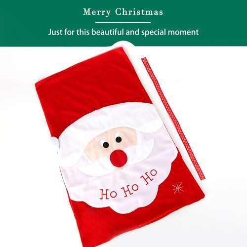 Sac cadeau de noël de haute qualitéé, sac à bonbons, décorations de maison, sac de rangement festif délicat avec corde à cravate