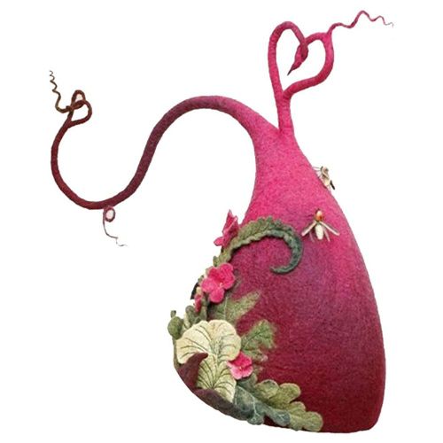 Chapeau De Sorcière En Feutre D'hallloween, Accessoires De Fête De Pâques, Casquette Chaude D'automne Et D'hiver, Déguisement Cosplay