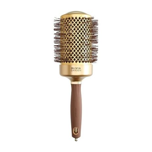 Olivia Garden Expert Blowout Shine Gold & Brown Hairbrush 65mm