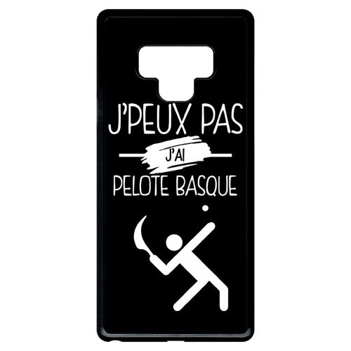 Coque Galaxy Note9 - J Peux Pas J Ai Pelote Basque 2 - Noir