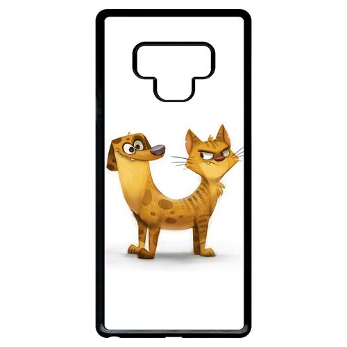 Coque Galaxy Note9 - Funny Chienchat - Noir