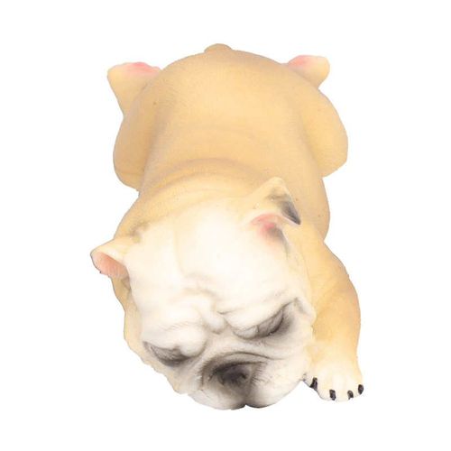 Figurines De Bouledogue Français Pour Enfants, Simulation D'animaux, Joli Chiot, Modèle D'action, Chien Endormi, Décoration De Maison, Jouet, Cadeaux Pour Enfants