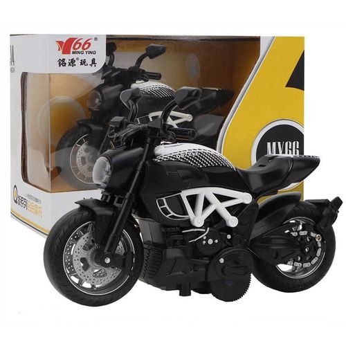 Modèle De Moto En Alliage Électrique, Jouet Avec Musique Légère Pour Enfants, Cadeau