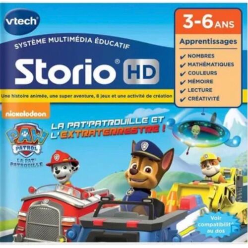 Vtech Jeu Storio HD - La pat patrouille