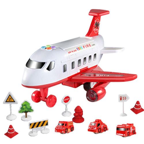 Avion De Grande Taille Pour Enfants, Avion De Grande Taille À Déformation, Simulation De Musique, Bricolage, Piste D'inertie, Jouet Pour Enfants, Cadeau De Noël