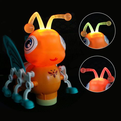 Voiture Électrique Colorée De Dessin Animé Pour Enfants, Jouet Amusant Et Mignon Avec Lumières, Musique D'animaux, Cadeaux