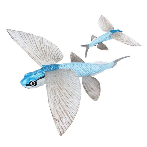 Figurine Réaliste De Petit Animal Volant De Mer, Simulation De Poisson Volant De Mer, Accessoires De Décoration Pour La Maison, Cadeau Pour Enfants