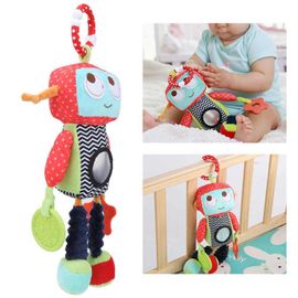 Jouets Multifonctions Pour Bébé De 13 À 24 Mois, Chariot En Peluche, Robot Poupée Avec Anneau De Dentition, Jouets De Doudou