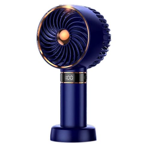 Ventilateur de climatiseur Mini ventilateur portatif Petit ventilateur de poche USB avec support de table de distribution de données H