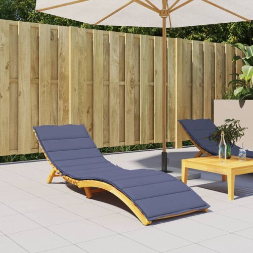 Vidaxl Coussin De Chaise Longue Bleu Marine Tissu Oxford