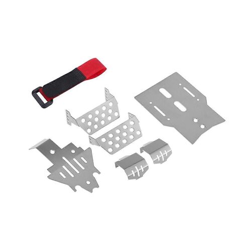 Plaque de protection d'essieu d'armure de châssis en acier inoxydable pour TRX4 -4 1/10 RC Crawler Car Upgrade Par