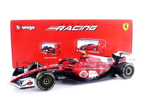 Bburago 1/18 - Ferrari F1 Sf-23 - Las Vegas Gp 2023 (C. Sainz) 16812-Slv/55-Bburago