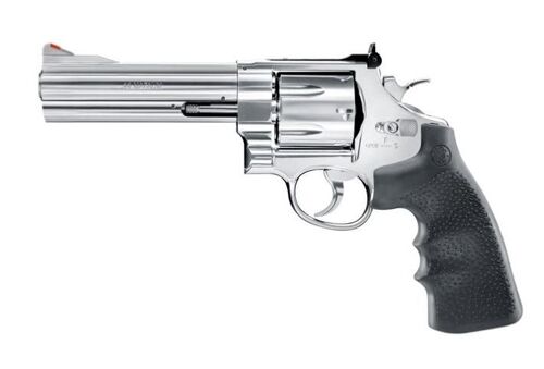 Replique Revolver Bille Co2 629 Classic 5 " Smith & Wesson Argent Et Noir Full Metal 1.5 Joules Umarex 26467 Airsoft