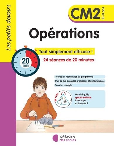 Opérations Cm2 - Tout Simplement Efficace ! 24 Séances De 20 Minutes