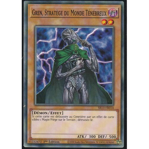 Carte Yu-Gi-Oh - Gren Stratege Du Monde Tenebreux - Sr13-Fr014 -