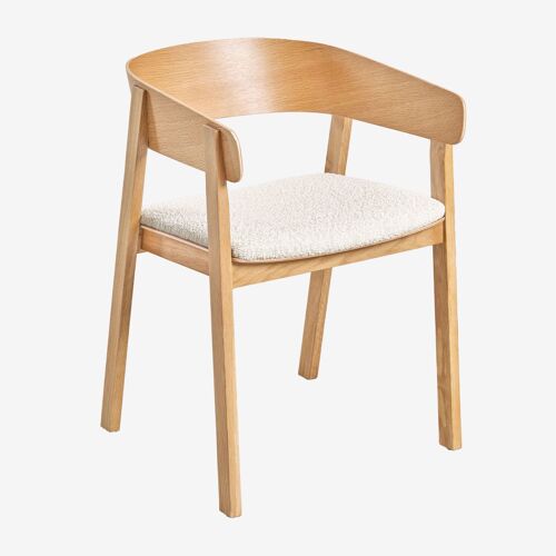 Chaise de salle à manger en bois Olsen Bois Naturel