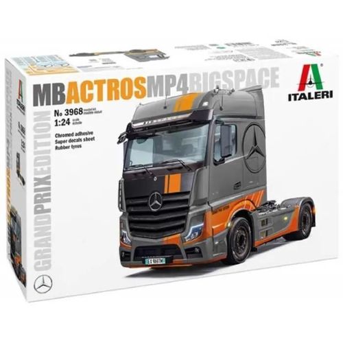 Maquette Camion - Italeri - Mb Actros Mp4 Big Space Grand Prix Edition - 1:24 - Plastique - Mixte-Italeri