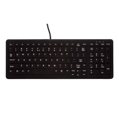 Contour Design Active Key AK-CB7000F clavier Bureau USB QWERTZ Allemand Noir