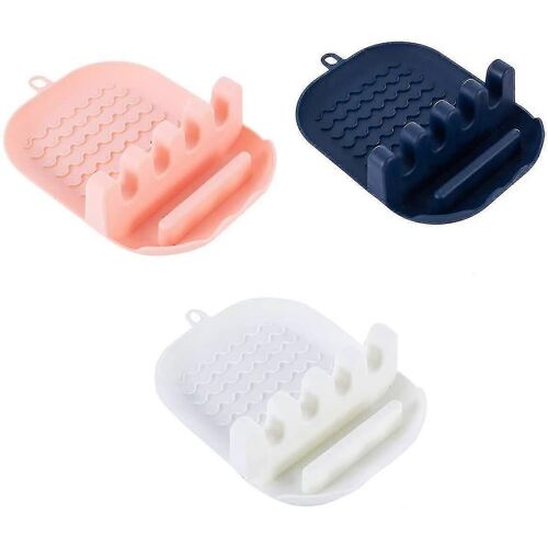 Porte-Couvercle De Pot | 3 Pack, Espace De Vidange, Tenir La Spatule, Cuillère, Antidérapant