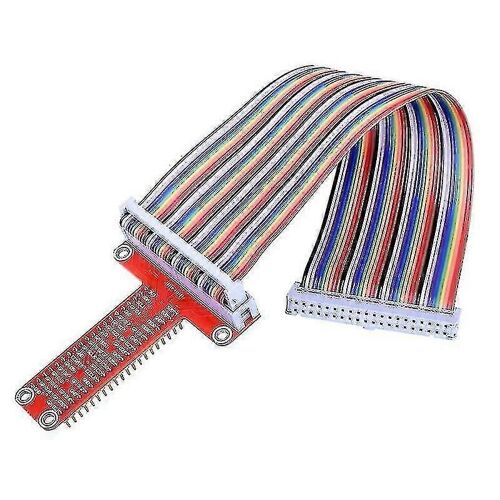 Compatible avec Rpi Gpio Breakout Expansion Board + 20cm Fc40 40pin Ribbon Cable