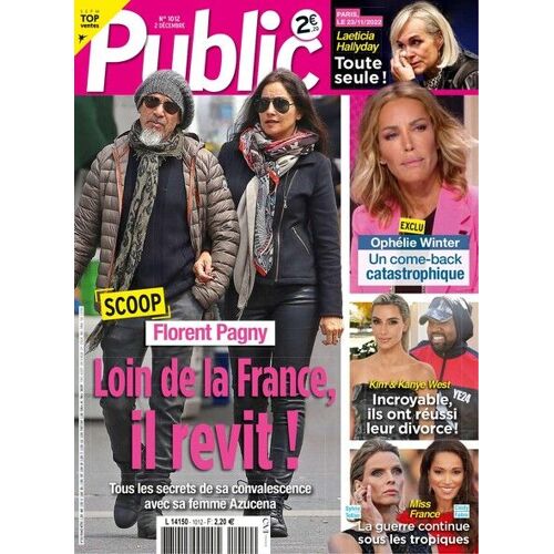 Public N°1012 : Florent Pagny, Loin De La France, Il Revit !