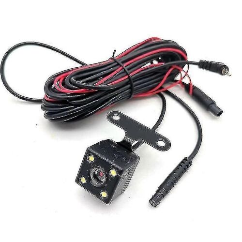 5 Pin Car Rear View Camera Reverse 170 Degree Grand Angle Enregistrement Parking Imperméable À L'eau Nuit Vis 1pcs