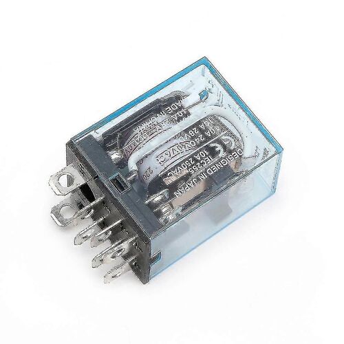 Ly2nj Ac 220v Bobine 10a 240v Relais de puissance Dpdt Led Lampe 1pc